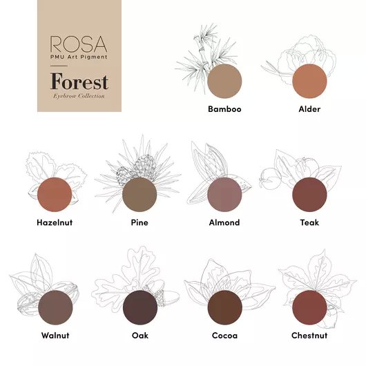 rosa pigments